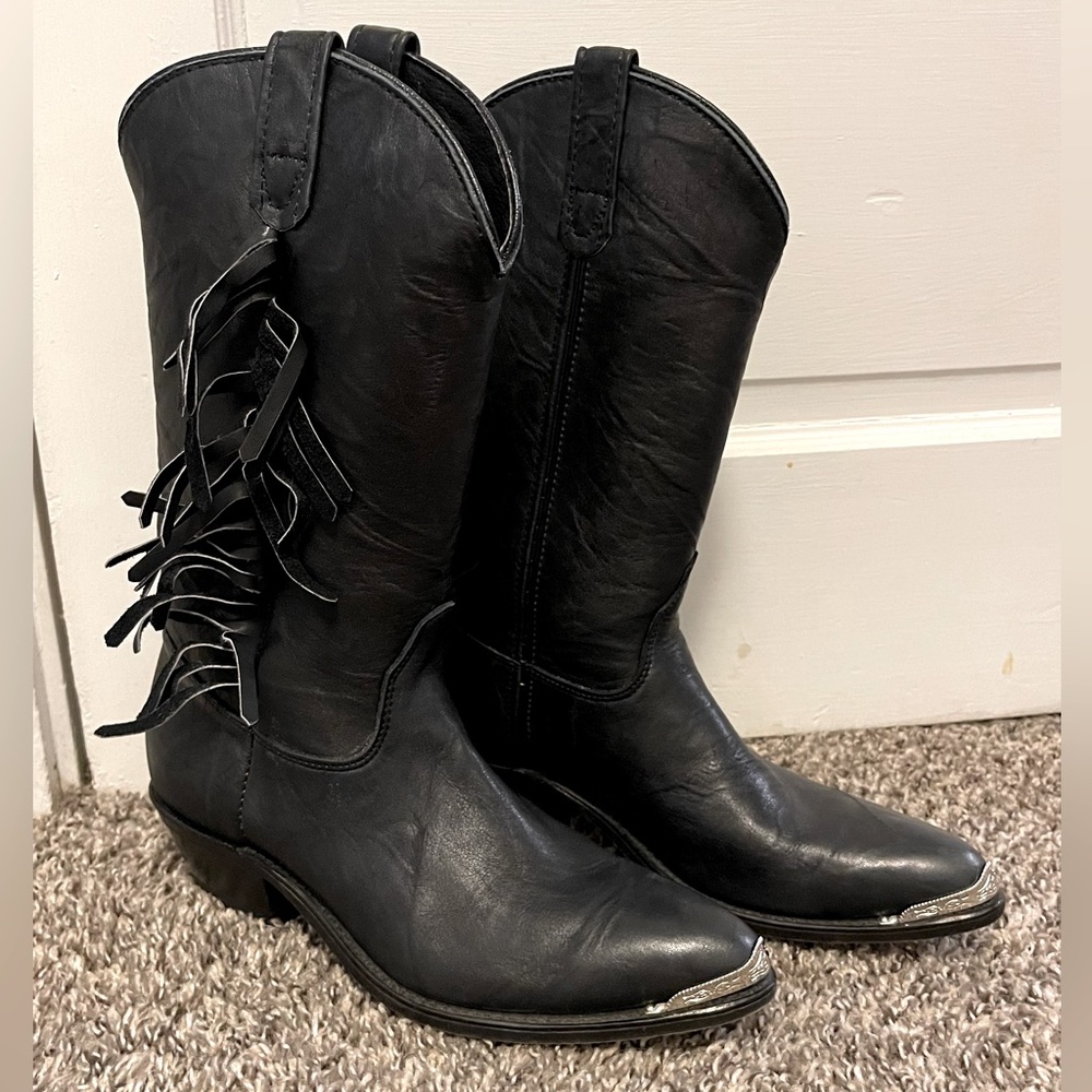 Fringe Western Cowboy Boots